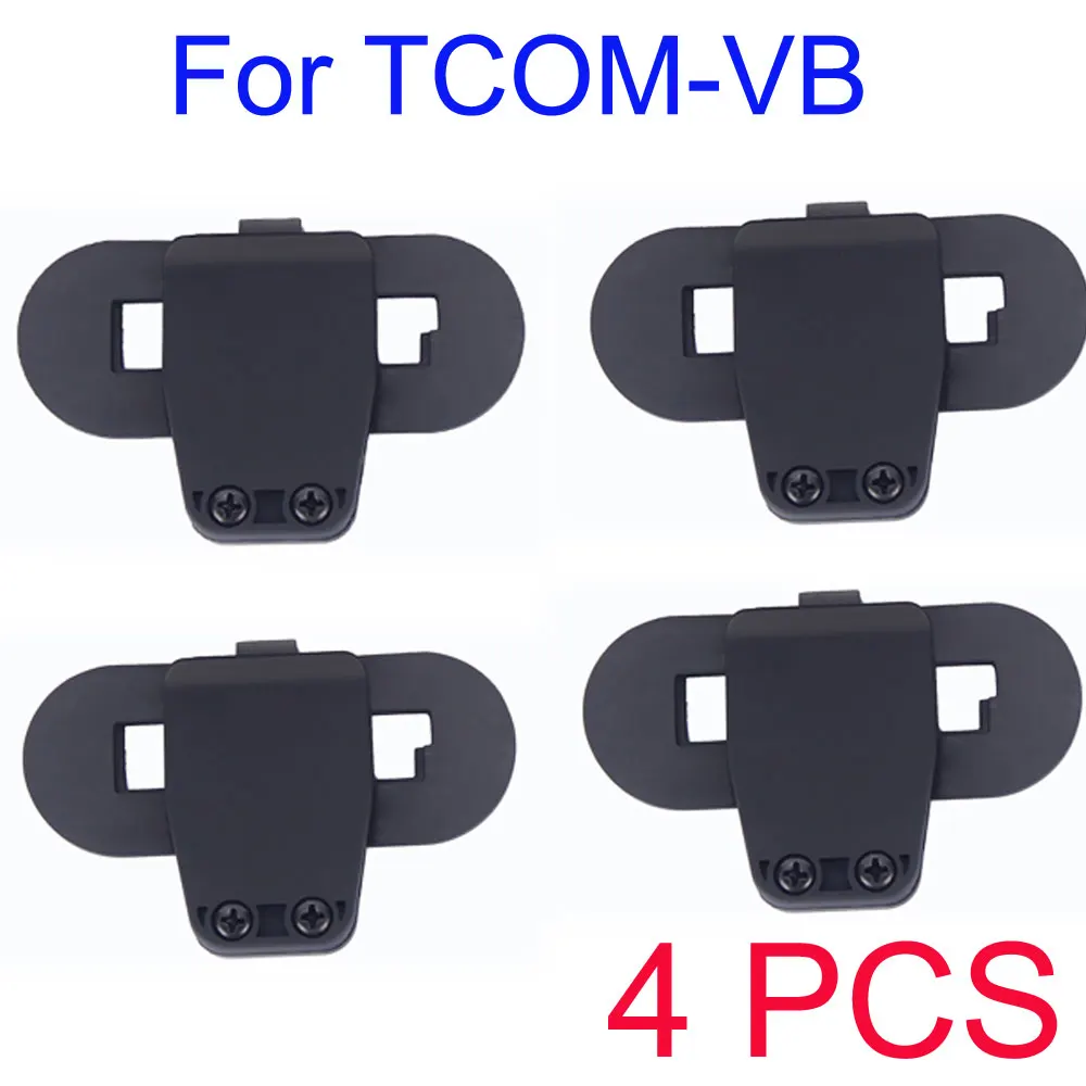 

4 PCS Clip Accessory for TCOM-VB/TCOM-SC Bluetooth Waterproof Helmet Bluetooth BT Interphone motorcycle bluetooth intercom