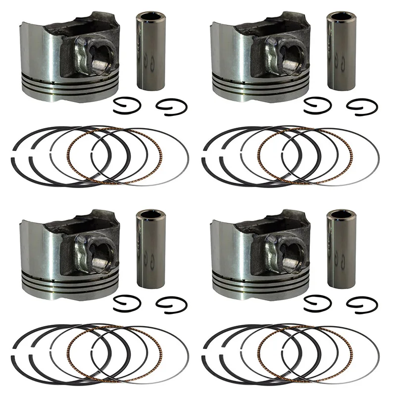 Motorcycle Cylinder Bore Size 48 48.25 48.50mm Piston Rings Kit For YAMAHA FZR250RR 3LN ZEAL250 FZR 250RR ZEAL 250