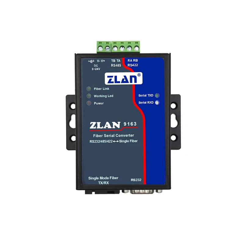 Serial optical cat RS485/422/232 optical fiber converter optical fiber terminal SC ZLAN9163