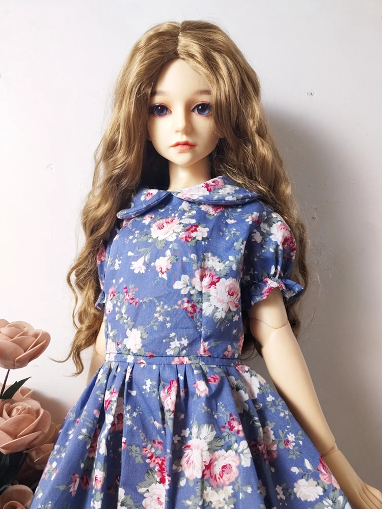 T02-X548-1 Blyth Doll clothes  1/4 bjd 1/6 dolls clothes cotton Classic floral dress 1pcs