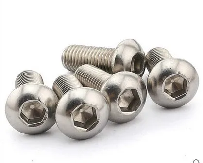 M6*8/10/12/14/16/18/20/25/30/35/40/45/50/55/60/65/70/75/80-100 stainless steel 304 hex socket pan head screws 189