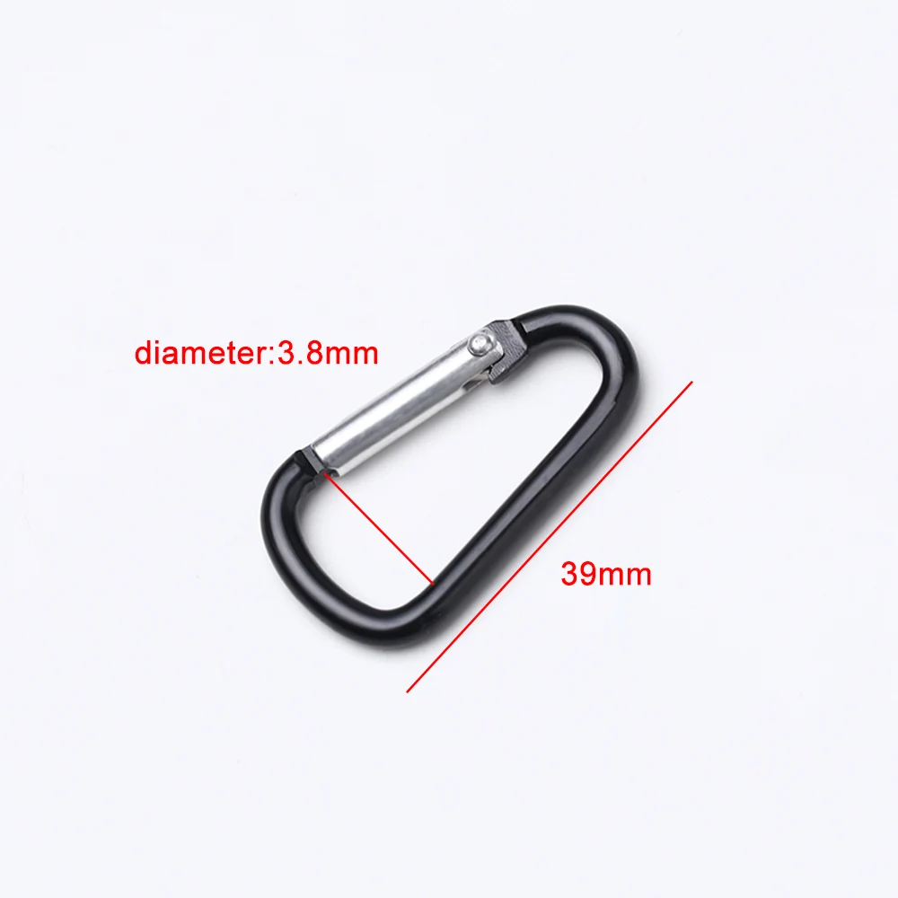 Alloy Carabiner Camping Hiking Hook Safety Aluminum D-Ring Key Chain Clip Keyring Snap Hook Outdoor Travel Kit High Quality