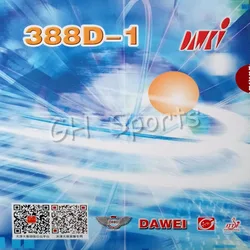 Dawei 388D-1 długie pestki-out tenis stołowy PingPong guma z gąbką