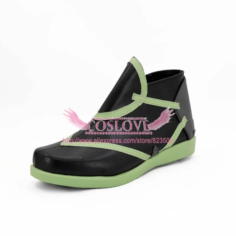 Черные ботинки для косплея OW Game Genji Shimada Oni