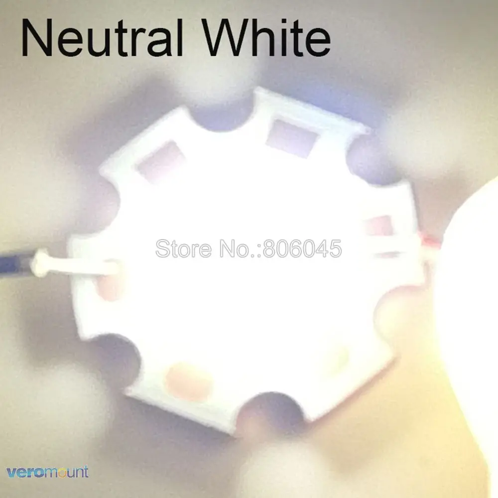 High Power LED Emitter, Cool White, Branco Neutro, Warm White, 6V, 12V, 16mm, 20mm, Copper PCB, Original, XHP50, XHP50.2, XHP70, XHP70.2