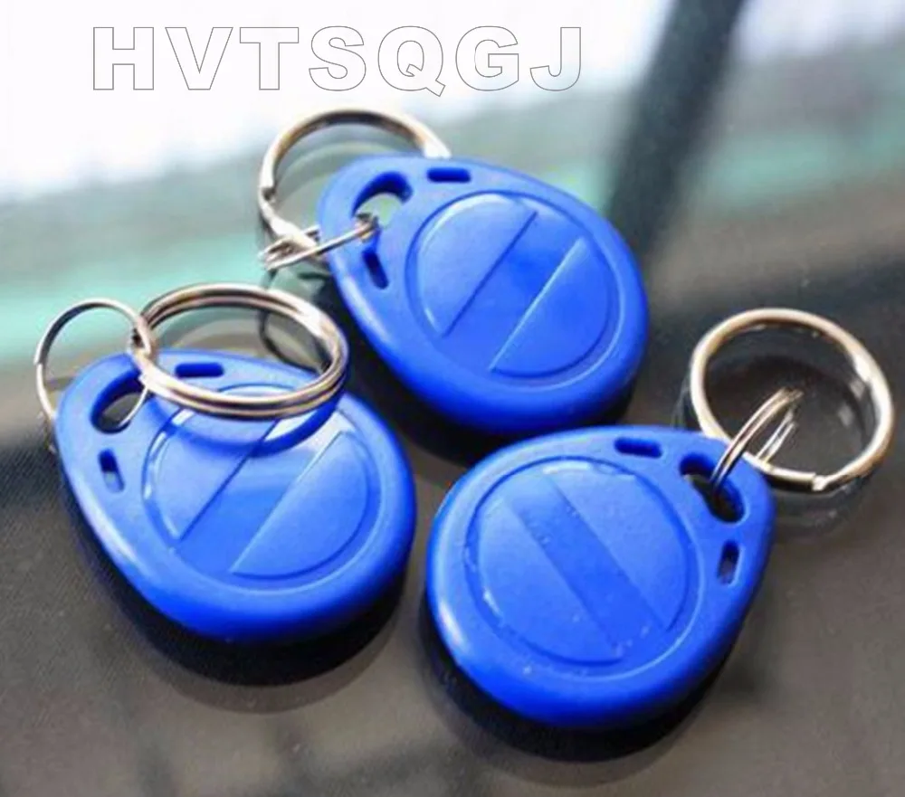 Free Shipping 500pcs/Lot Rfid 125Khz Id TK4100 EM4100 Waterdicht Duurzaam Alleen Lezen Key Tag Keyfobs Sleutelhanger Toegangscon