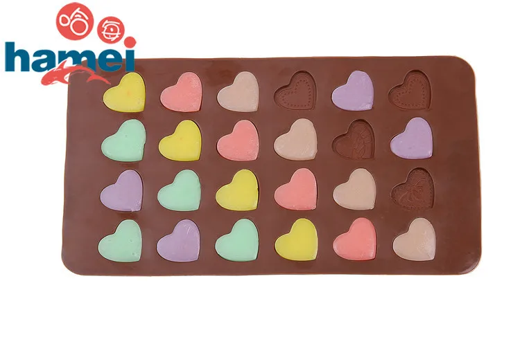 Marke Neue Liebe Herz Geformt Schokolade Mould Kuchen Werkzeuge Süßigkeit Mold Silikon Backformen Cupcake Kuchen Topper D637