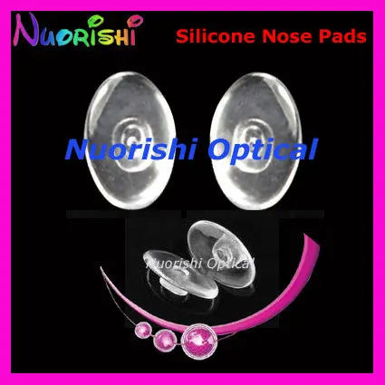 

2000pcs Si63 Glasses Accessories Silicone Eyewear Eyeglass Soft Nose Pads Size 11mm 13mm 15mm free shipping