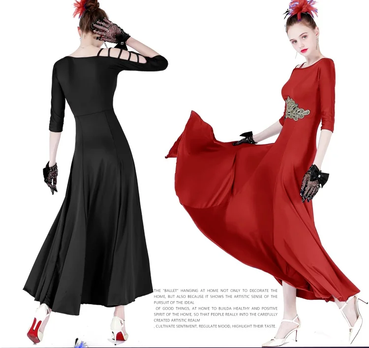 waltz dresses dance ballroom dance dress women ballroom practice wear spanish flamenco dress dance costumes women long dress