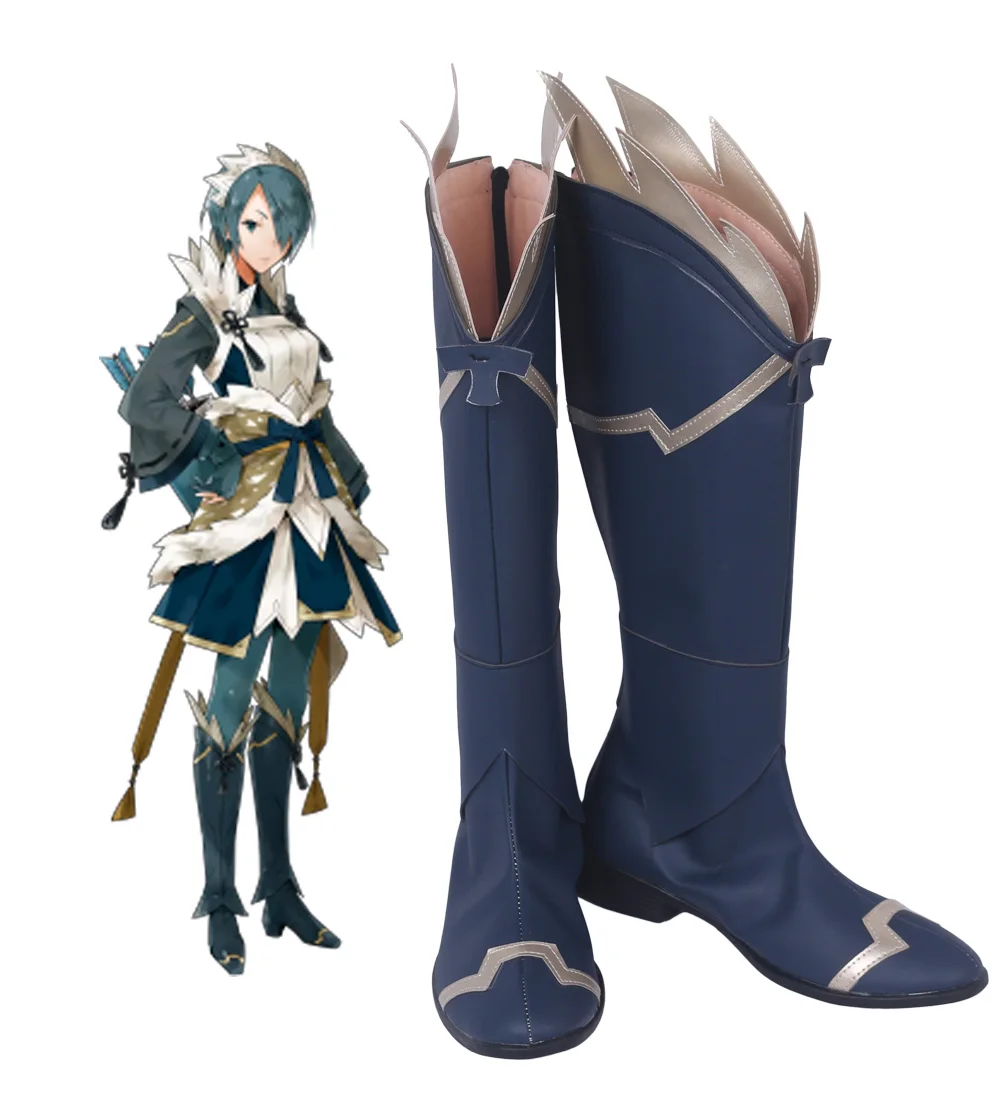 

Setsuna Cosplay Fire Emblem Setsuna Cosplay Boots Grey Shoes Custom Made Costume Accessories