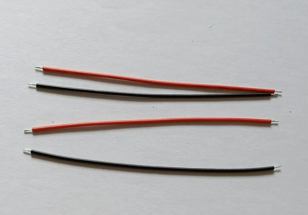 UL1007 22AWG 22# connection electronic cable wire length:10cm color:black/red