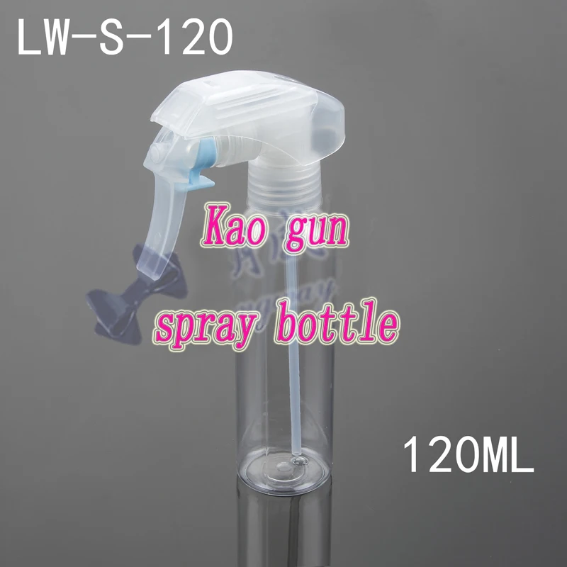 

free shipping Capacity 120ml 30pcs/lot Kao gun spray bottle, hairdressing, physiotherapy and special cleaners ,plastic bottle