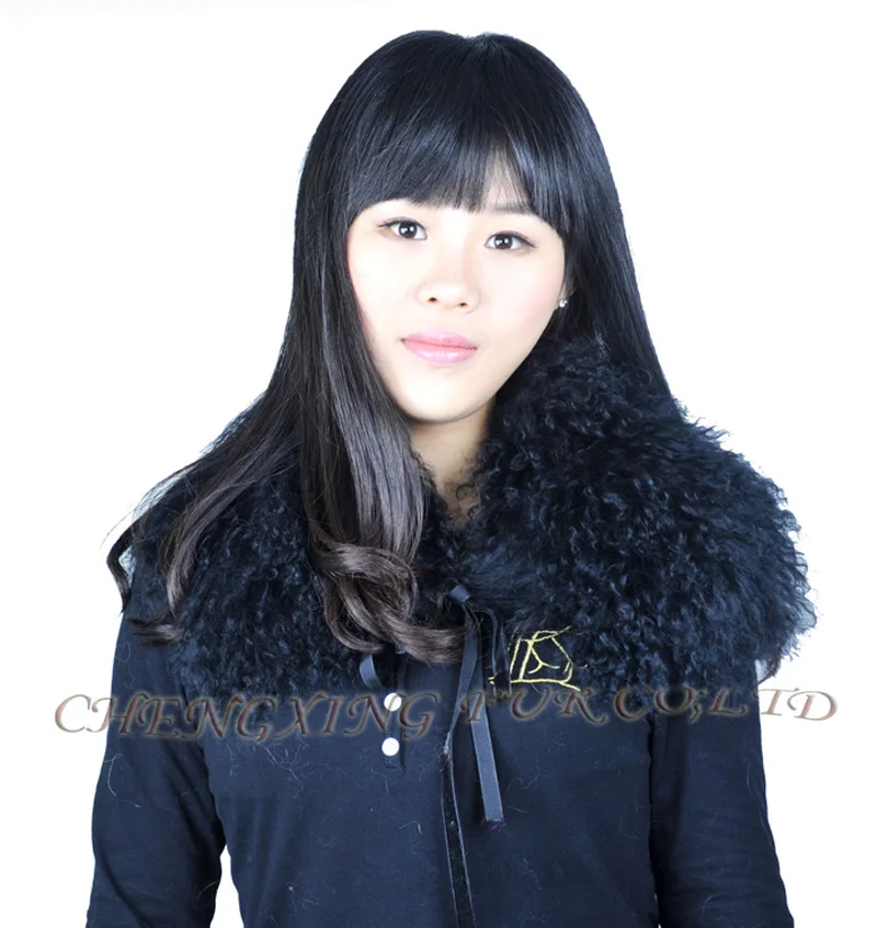 COLLAR-S4 Genuine Mongolian Lamb Fur Collar