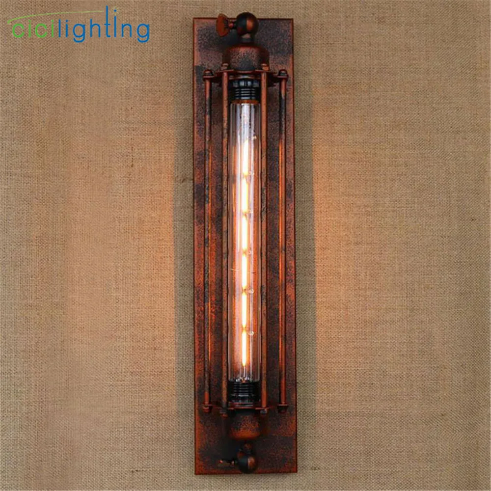 AC110V 220v Steampunk T30 Edison Bulb Lamps Art Deco Vintage Wall Sconces Lamp Home Lighting Decorative Wall Light Sconces Luz