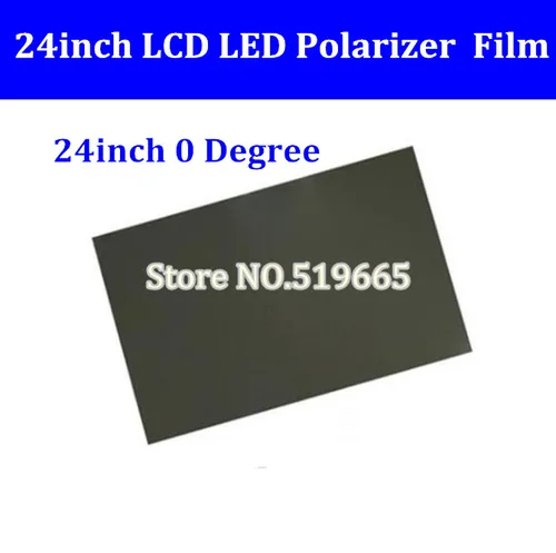Imagen 1 del producto Nueva película polarizadora polarizadora LCD brillante de 24 pulgadas 090/45 grados para pantalla LCD LED IPS para TV 16:9