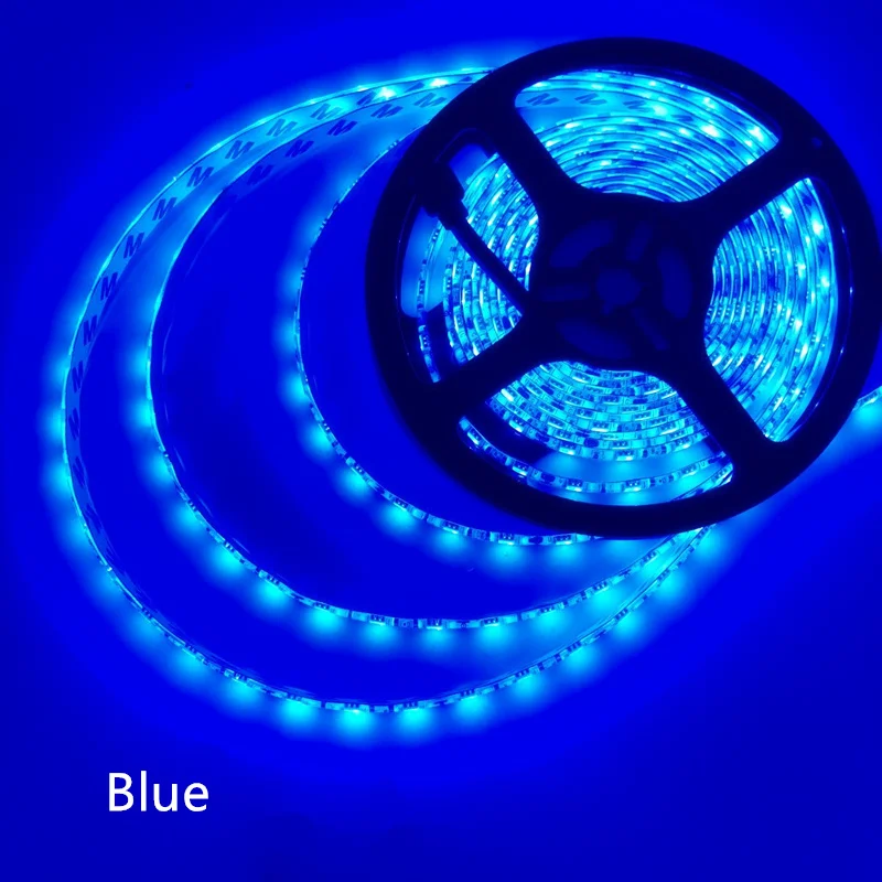 5M 2835 RGB LED Strip Light 300 LEDs DC 12V Red Green Blue Warm White Cool White Flexible SMD 2835 LED Diode Ribbon Tape Lamp