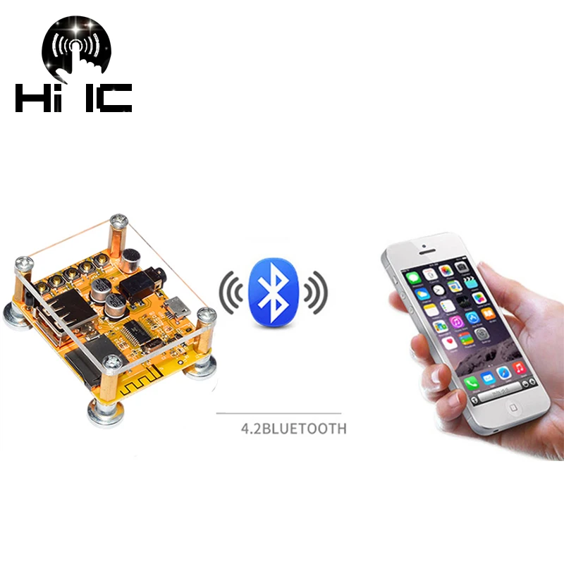 

Модуль аудиоресивера Bluetooth без потерь Bluetooth 5,0, беспроводная плата декодирования MP3 для динамиков, обновление компьютерного автомобильного плеер
