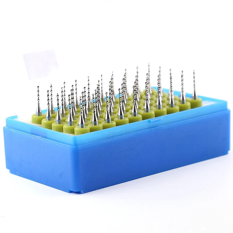 HANGXIN 50 PCS carburo di tungsteno drill bit CNC fresatrice trapano Trapano PCB macchina di fissaggio in metallo drill bit 1.0 millimetri