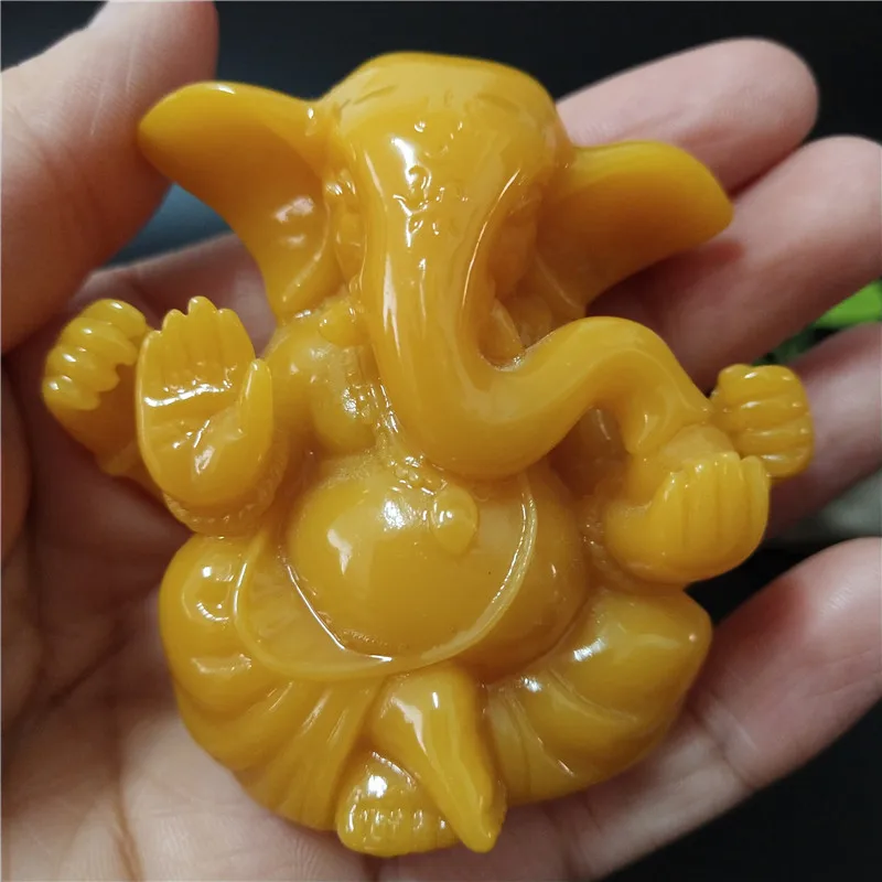 Lord Ganesha Buddha Statue Ornaments Fengshui Ganesh Indian Elephant God Sculptures Figurines For Home Garden Decoration