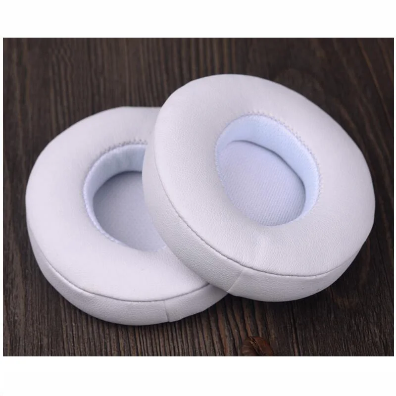 2pcs/pairs Leather Headphone Foam For Beats solo 2.0 3.0 Wireless Version Headset Ear pads Cushion Replacement Covers Accoriess