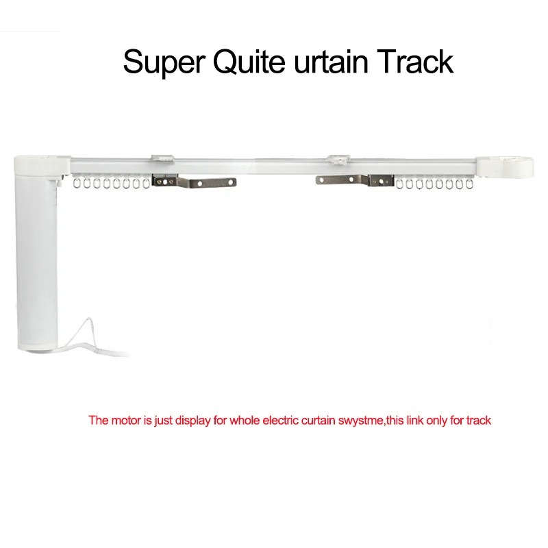 

Super Quiet Electric Curtain Track for zigbee motor,Dooya motor KT82TN/52/320 series motor Curtain Rail System Smart Home