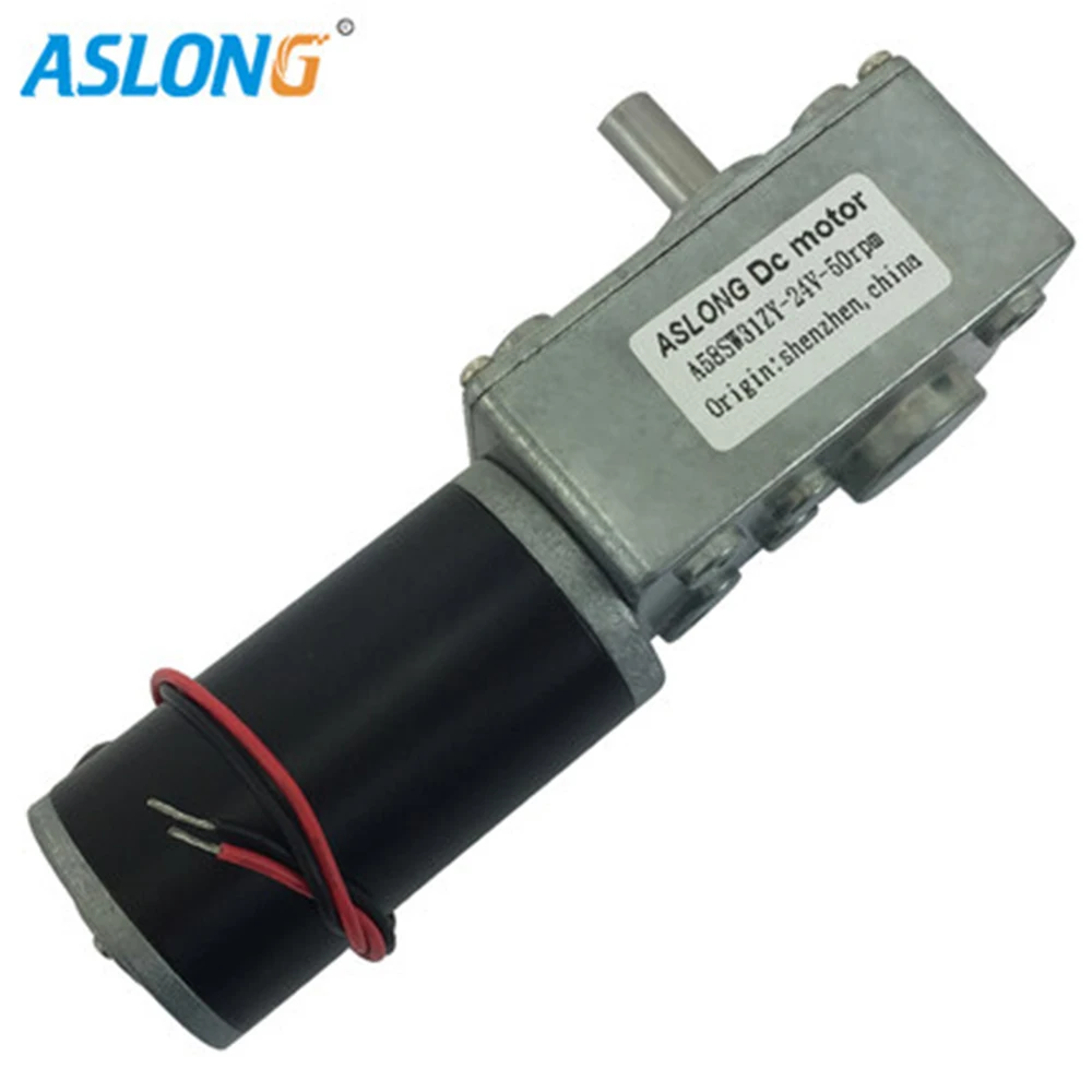 12v 5R to 470R High Torque Turbine Worm Gear Motor bracket tubular motor 24v mount dc motor holder 24v gear box Reducer CW/CCW