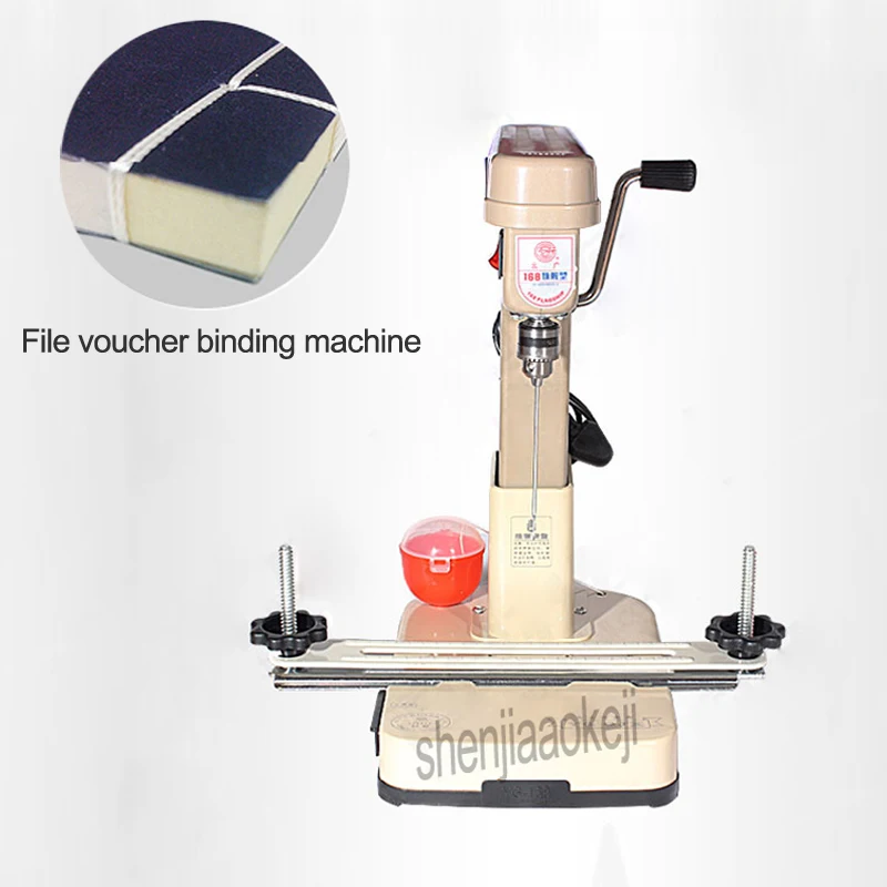 

Electric bookbinding machine financial credentials document archives binding machine binder machine electric stapler 220V 150W