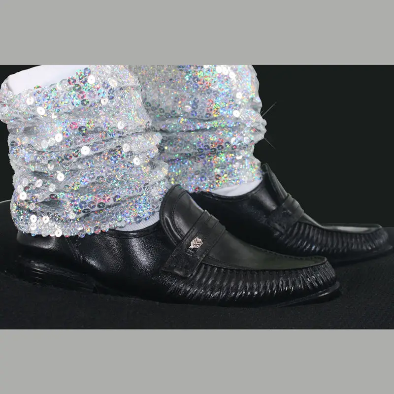 Red Yeallow Silver Sequin Micheal Baggy Ankle Socks Collection Party Dress up Show