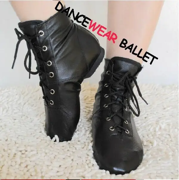 New 2017 Jazz Dance Boots Oxford Jazz Dance Sneaker Genuine Leather Jazz Dance Shoes