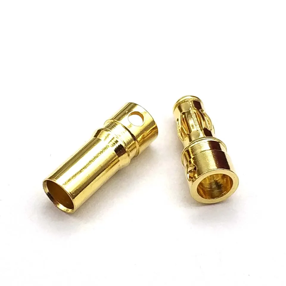 3.5mm Gold Bullet Banana Connector Plug For ESC Battery Motor