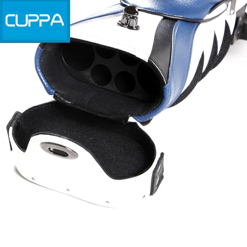 High Quality Cuppa 6 Holes Pool Cue Cases Blue And White Billiard Cues Case Accessories China