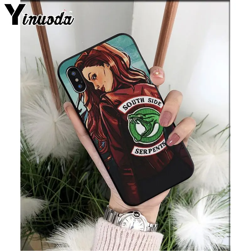 Yinuoda American TV Riverdale South Side Serpents Snake High Quality Phone Case for iPhone 5 5Sx 6 7 7plus 8 8Plus X XS MAX XR