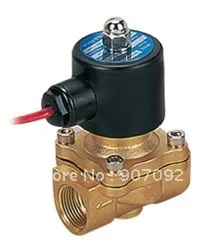 

AC220V Water Solenoid Brass Valve 1'' 2/2 Way Electromagnetism Valve 2W250-25