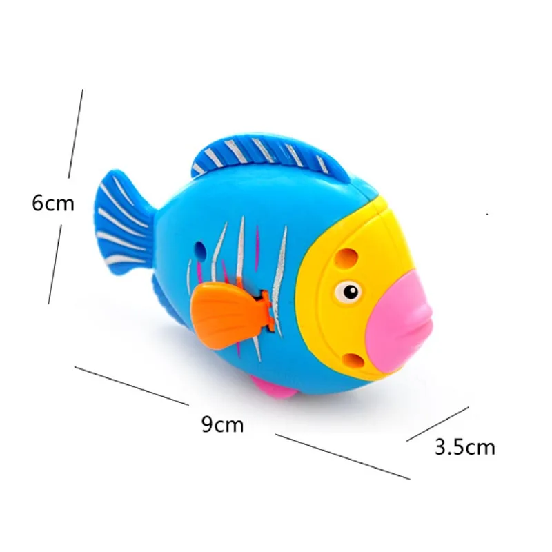 

Colorful Fish Battery Powered Chain Clockwork Toy for Kids Activated Educational Baby Gift Toy