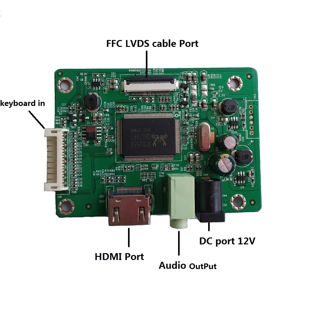 LCD LED EDP HDMI mini kit de driver de placa controladora 30 pinos para 14.0 "NV140FHM-N45/NV140FHM-N46 1920X1080