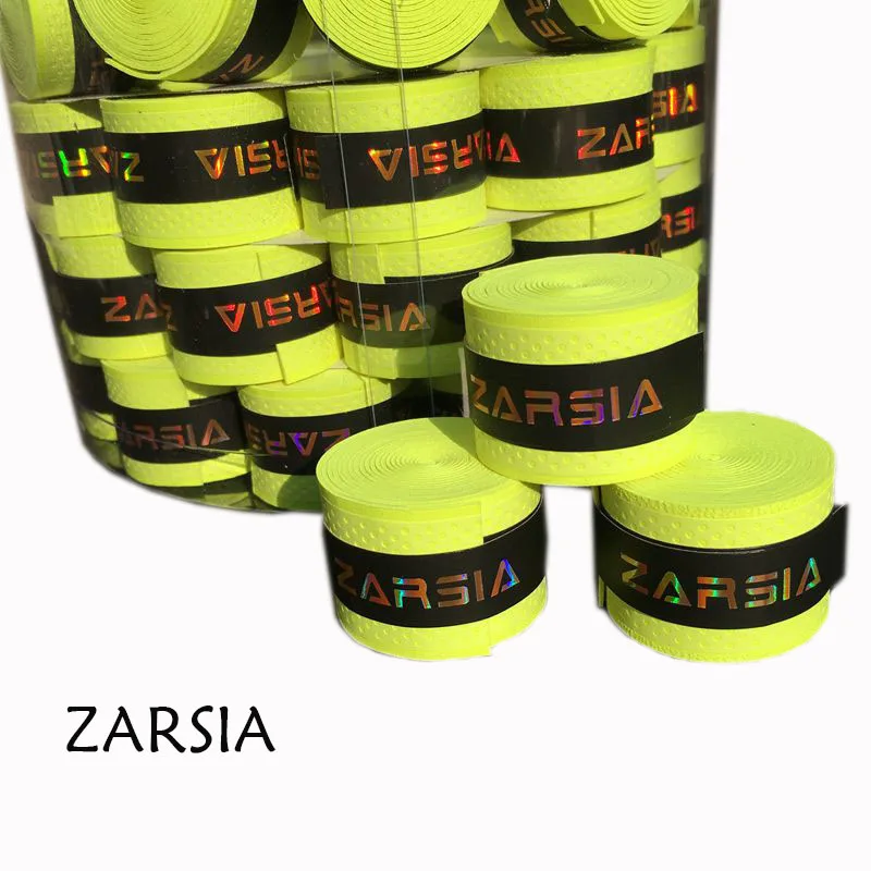 

(60pcs/lot) Neon green ZARSIA Tennis racket grips,Tennis Racket Grip, New design badminton Racquet sweatband