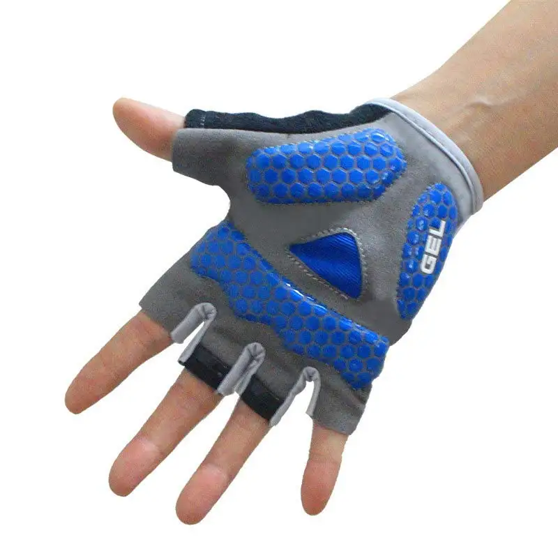 Anti-Slip Bearthable Cycling Gloves Team Half Finger Women Men Summer  MTB Road Bike Glove Shockproof Sports Equipment