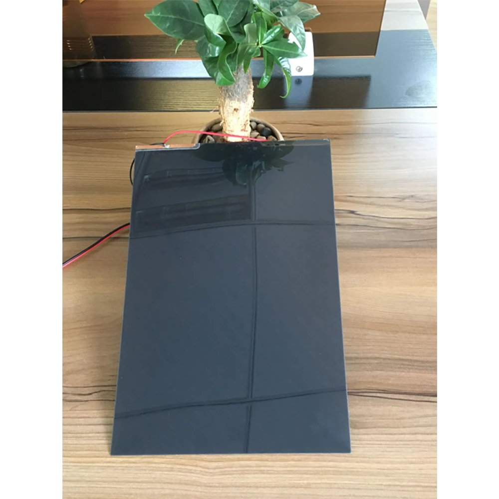 Sunice 15cmx15cm Black PDLC Smart Window Tinting Film Switchable Privacy Film Small Size Sample Glass Sticker self adhesive