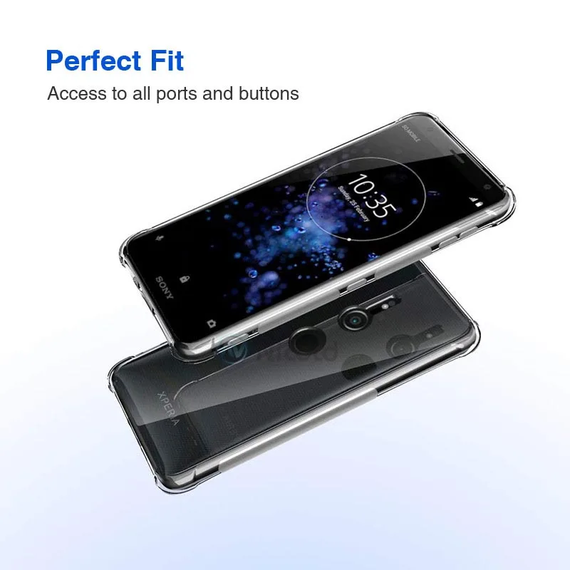 For Sony Xperia XZ3 1 10 PLUS Ultra Thin Soft TPU Case Clear silicone Cover Bags for Sony Xperia L3 L2 XA2 XA1 L1 XZ1 XZ Compact