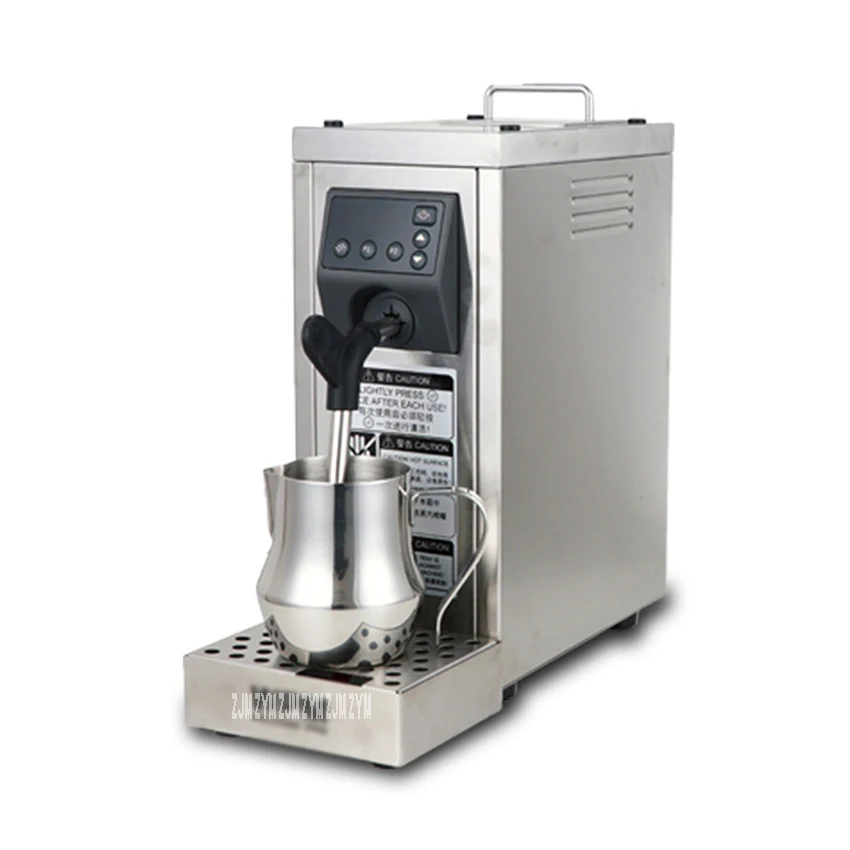 Italian Coffee Maker 4bar High Pressure Steam 0.8L Cafe Machine Espresso Household Cappuccino Milk Foam Stainless Steel MS-130T