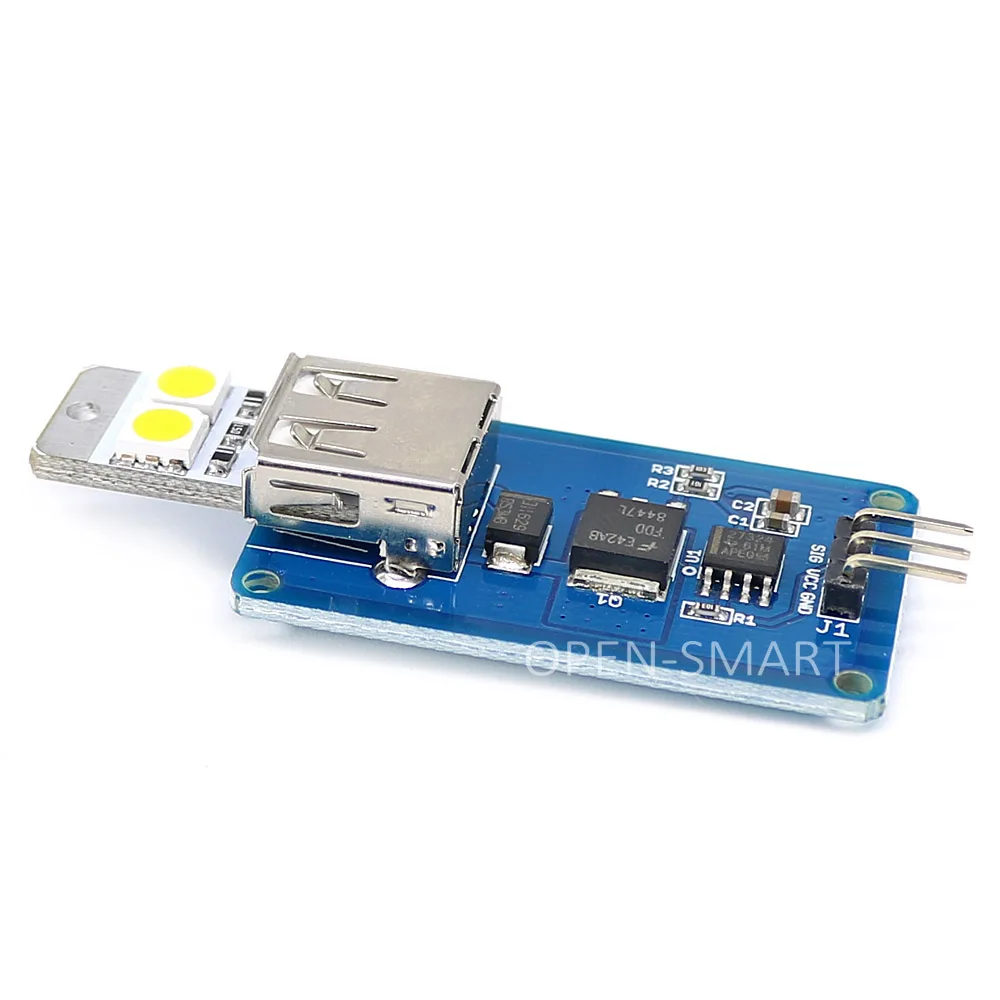 USB LED + Fan Driver Kit Driver Module Stepless Speed / Dimming + USB LED Module for Arduino