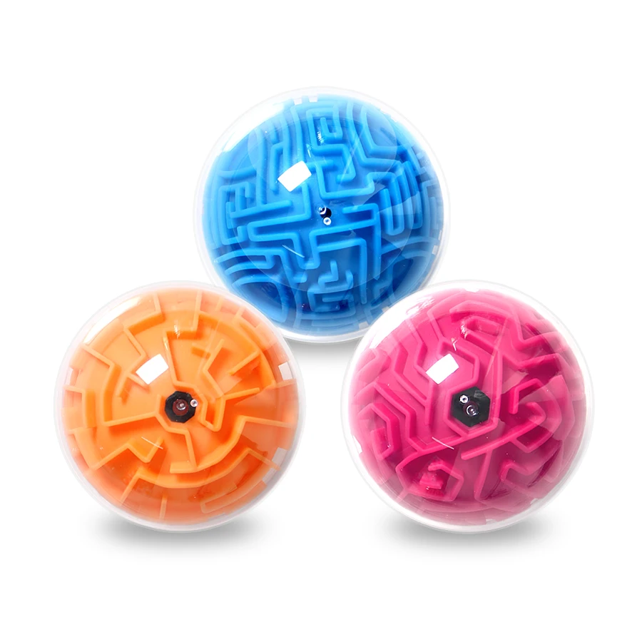 Maze Ball Mini 3D Magic Intellect Maze Ball Kids Children Balance Logic Ability Puzzle Game Educational Training Tools for kids