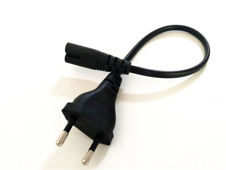 ЕС Мощность кабель Шнур Рисунок 8 C7 евро ЕС Европейский 2 контактный, вилка переменного тока Мощность кабель Шнур для камеры, принтеры, записная книжка, и так далее