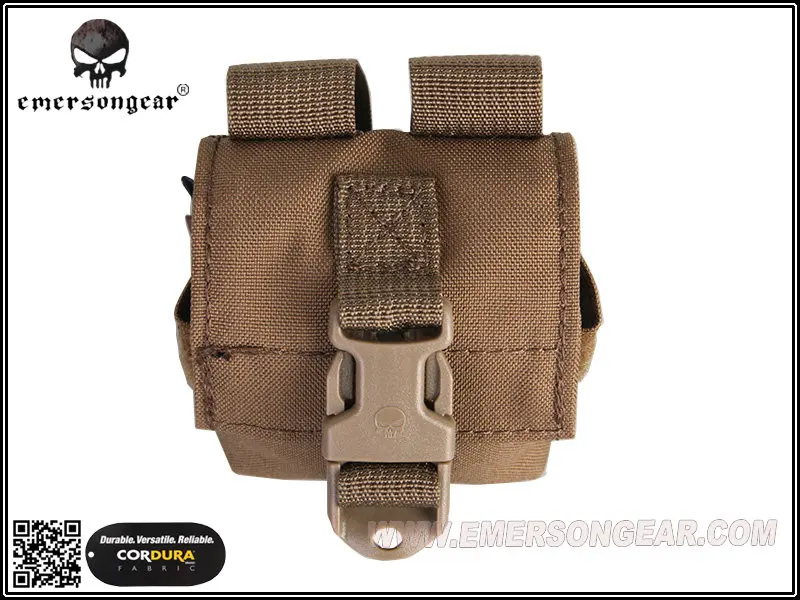 Emersongear-LBT Style Single Frag Grenade Pouch, Airsoft Combat Molle, EM6369