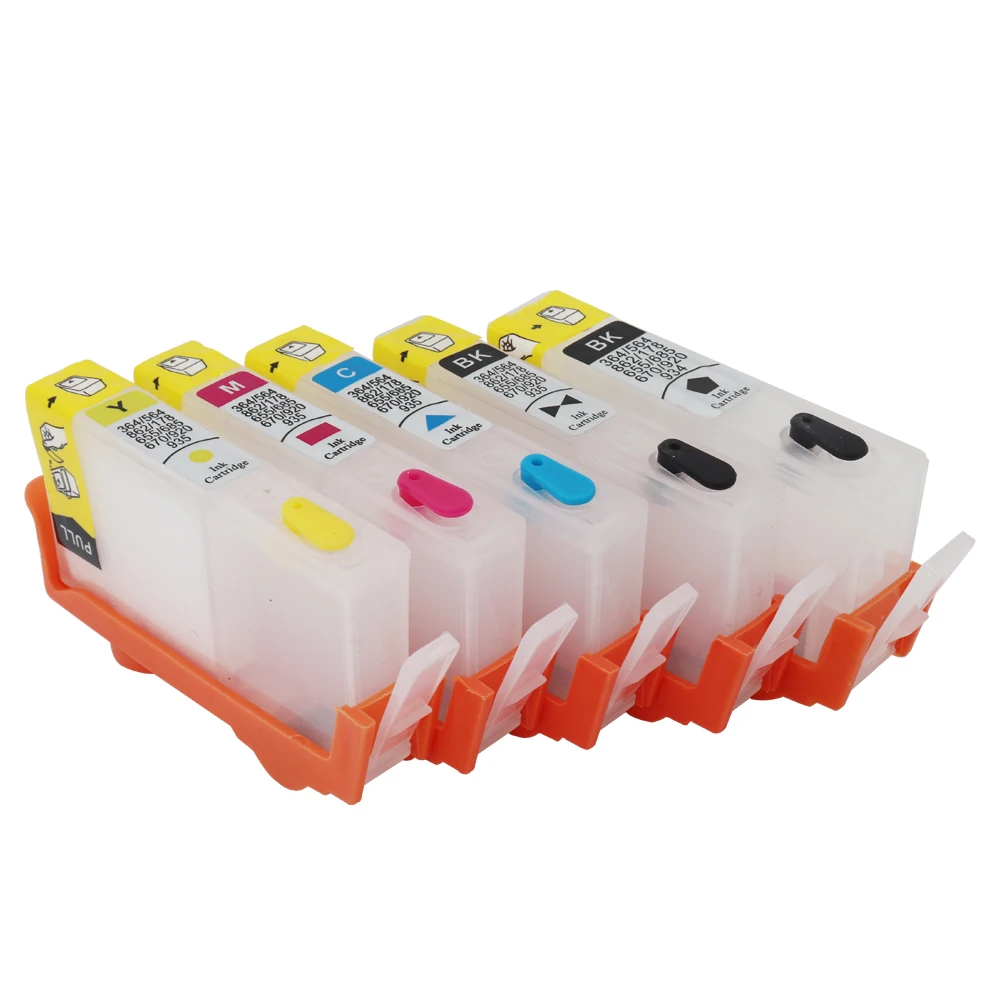 For hp564 Refillable Ink Cartridge for HP 564 XL For HP C309a 5510 6510 7510 B209 C310a C310b C310c C410a C410b With ARC Chip