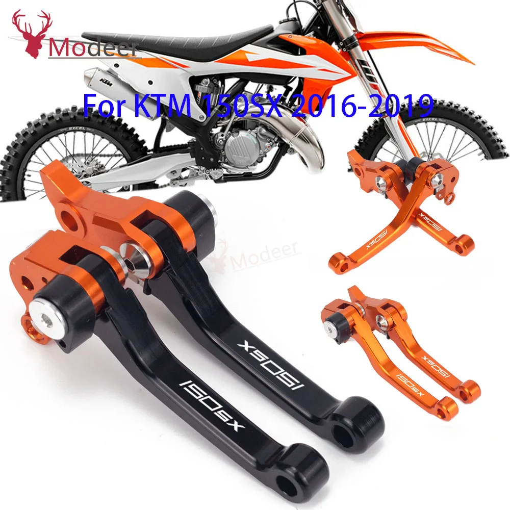 

Motorcycle DirtBike Dirt Pit Brake Clutch Levers CNC Pivot For KTM 150SX 150 SX 2016 2017 2018 2019 2020 2021