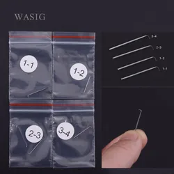 4 pcs Mix 4 Size Ventilating Needles(1-1,1-2,2-3,3-4) Make/Repair/Fix/Weave front/full Lace Wigs Toupee Hairpiece
