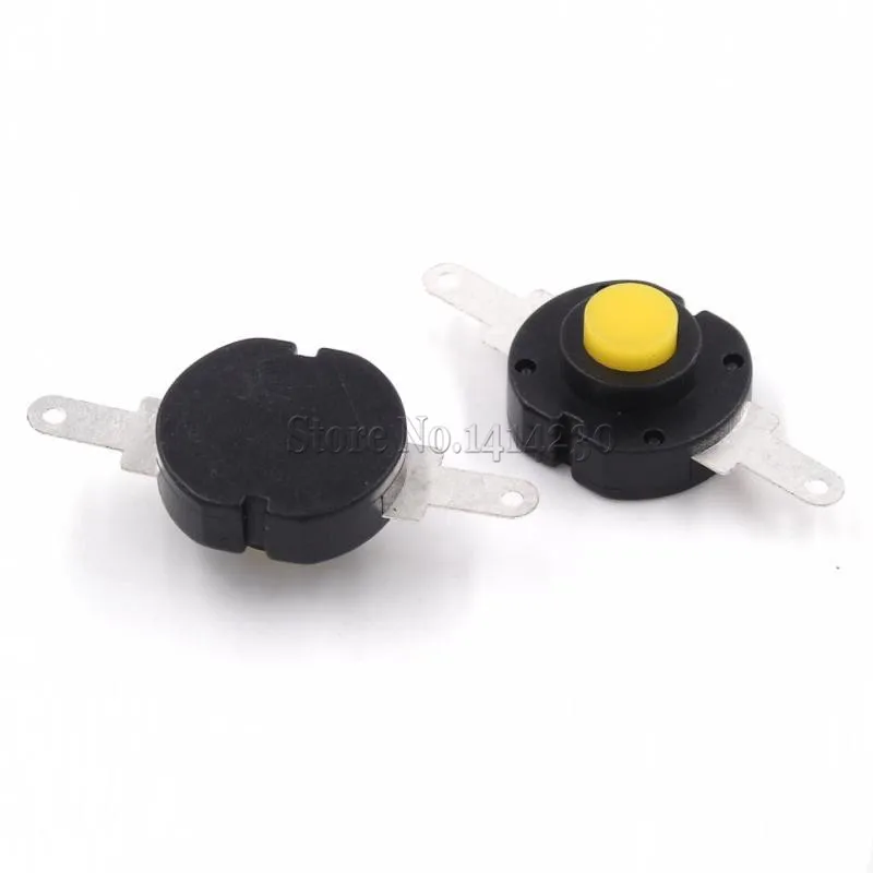 5PCS Flashlight Switch Self-locking Round Twisted Switch DIY Electronics Round Switch Mini Switch Circuit At Accessories ON-OFF