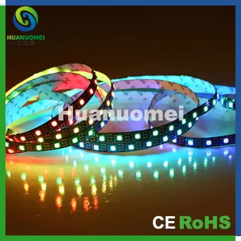 5050 RGB led strip individul control led pixel strip light full color non-waterproof ,5m/pack,300leds