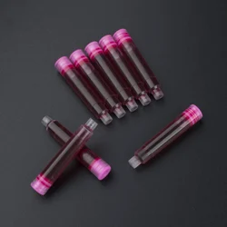 Pluma estilográfica Universal, cartuchos de tinta Sac, recarga de bolígrafo, papelería de oficina, rosa, rojo, verde, morado, 15 unidades